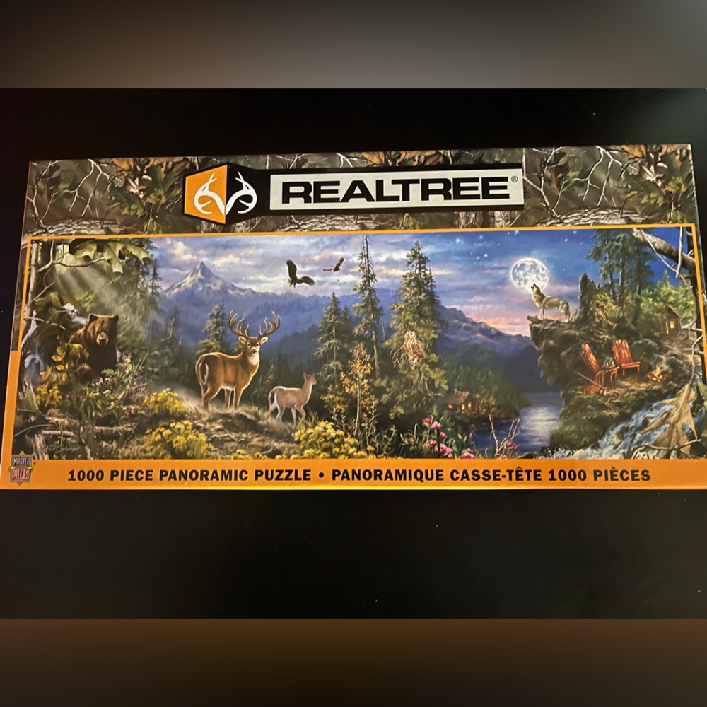 Realtree Panoramic Puzzle with Nature Scene